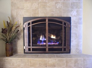 Gas & Wood fireplace